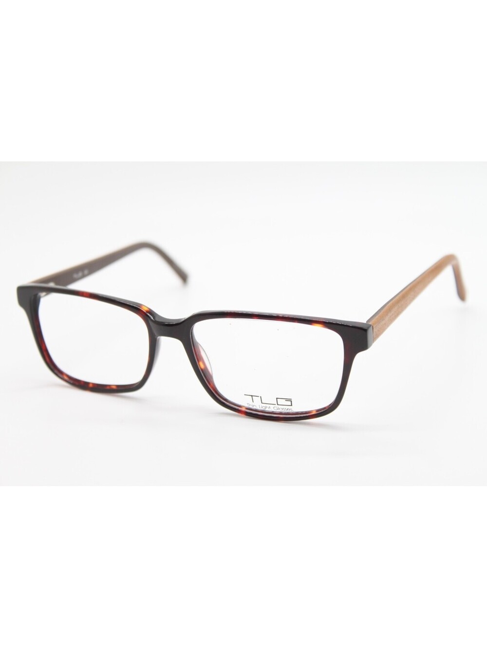 NEW TLG TITANIUM NU032 C02 TORTOISE BROWN AUTHENTIC EYEGLASSES 55-16